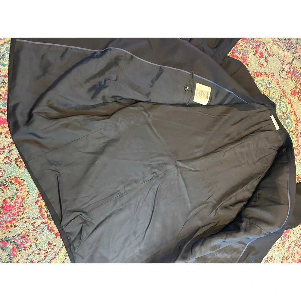Armani‎ Collezioni Su Misura Mens black Wool Blazer Jacket Made in Italy 44R